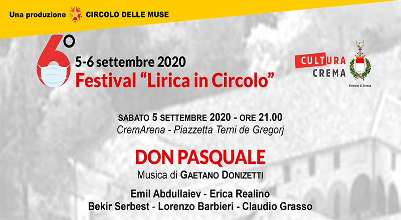 Circolo delle Muse, a settembre torna il Festival Lirica in Circolo