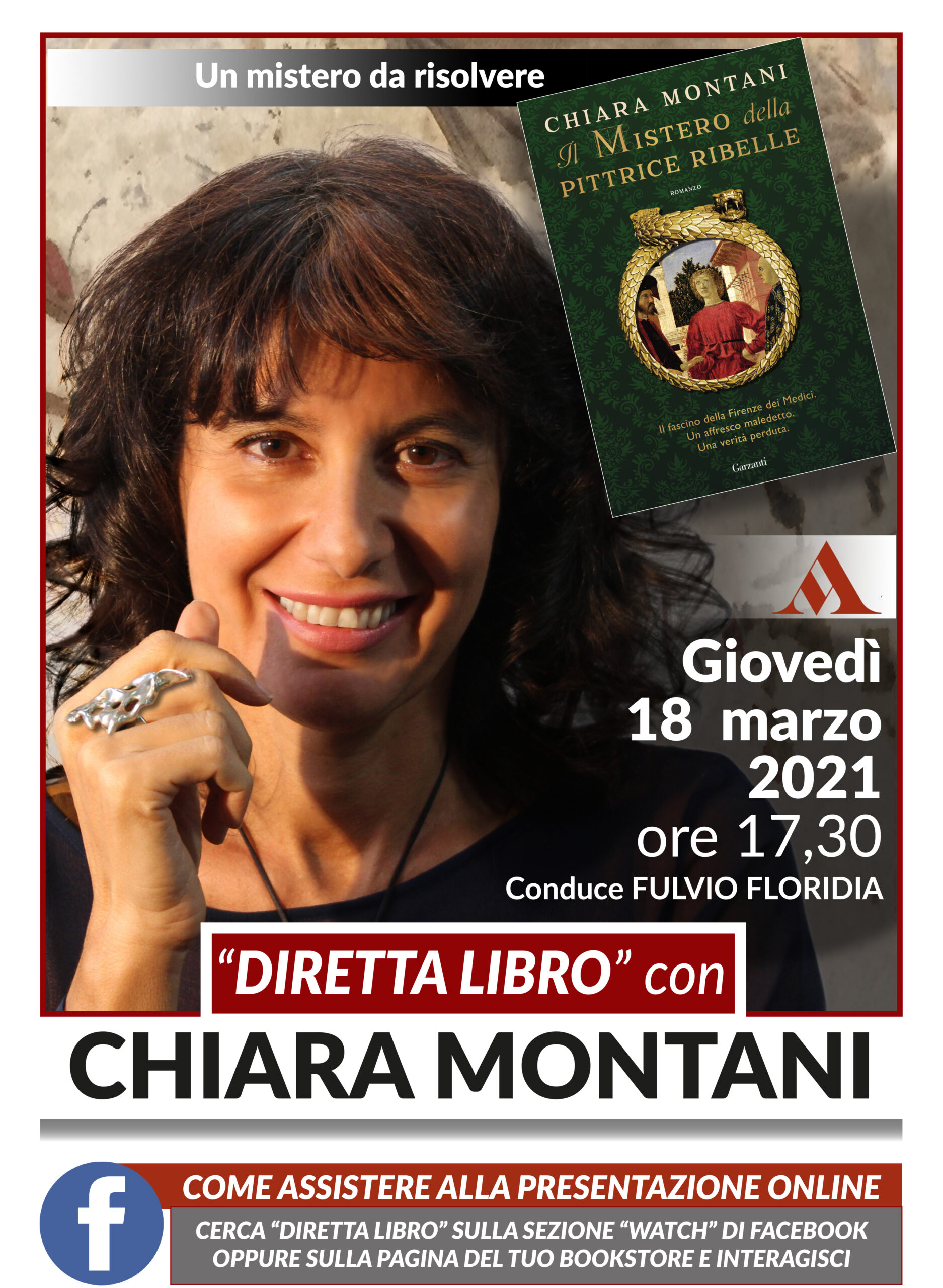 La scrittrice cremasca Chiara Montani in diretta sulla pagina Mondadori domani alle 17.30