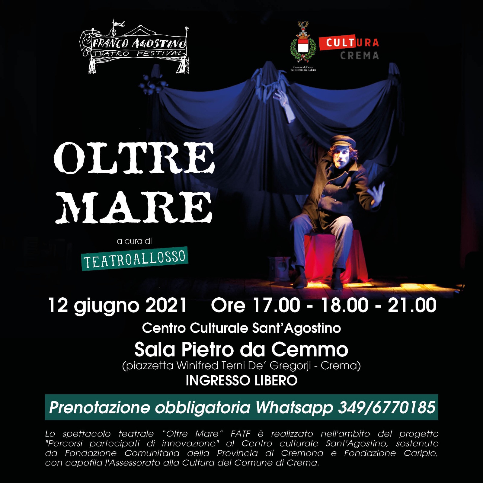 Torna la settimana del Franco Agostino Teatro Festival