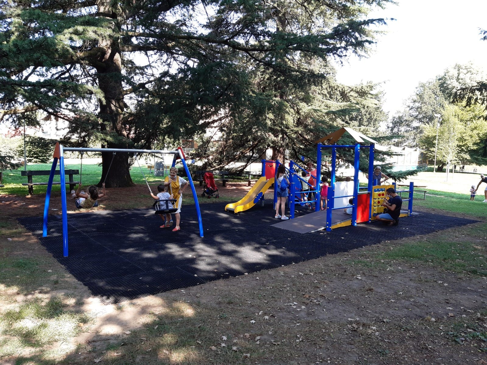 Nuovi giochi inclusivi al parco Bonaldi
