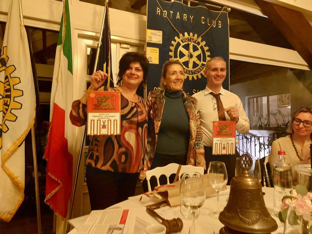 Rotary Club Cremasco San Marco, fine anno con i volontari di Pro Rett ricerca