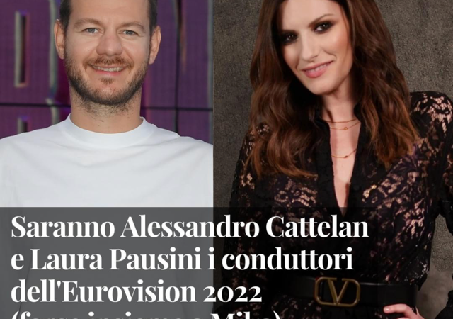 Laura Pausini e Cattelan presenteranno, forse con Mika, l’Eurofestival. Sfumata la candidatura di Chiara Ferragni