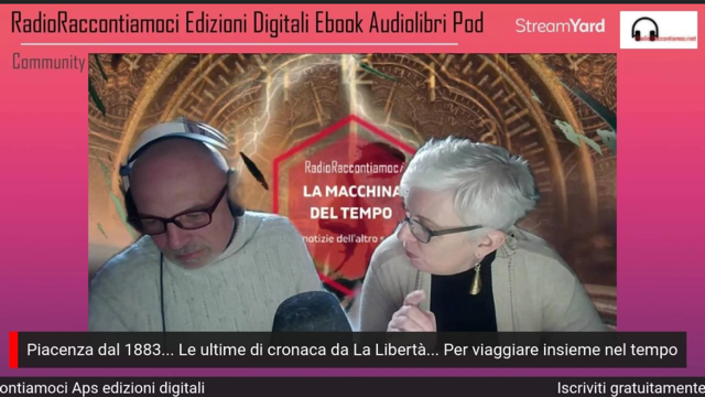 E su Radioraccontoamoci.net è tempo anche de “La macchina del tempo”: con Roberto Forti e Simona Tonini attraverso la stampa d’epoca