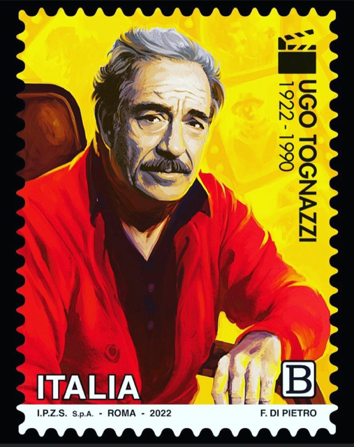 GianMarco Tognazzi: attore, viticoltore, regista e grande milanista presenta il mitico francobollo dedicato al padre Ugo, Cremonese stupendo