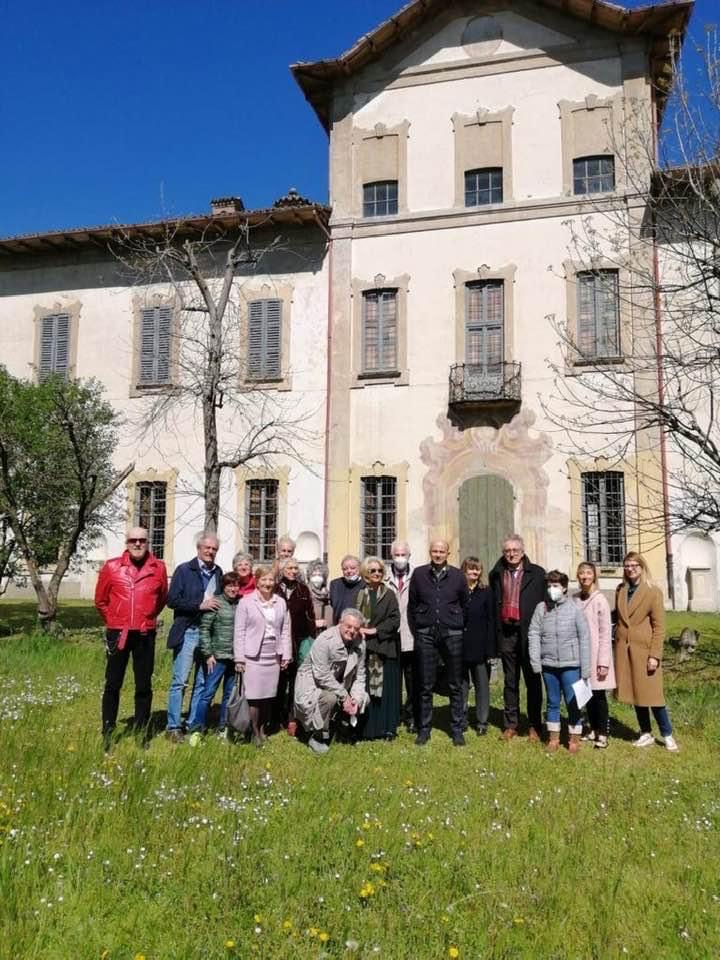 Il Rotary Club Crema e l’Inner Wheel Club Crema in visita a Villa Barni Corrado, a Roncadello di Dovera