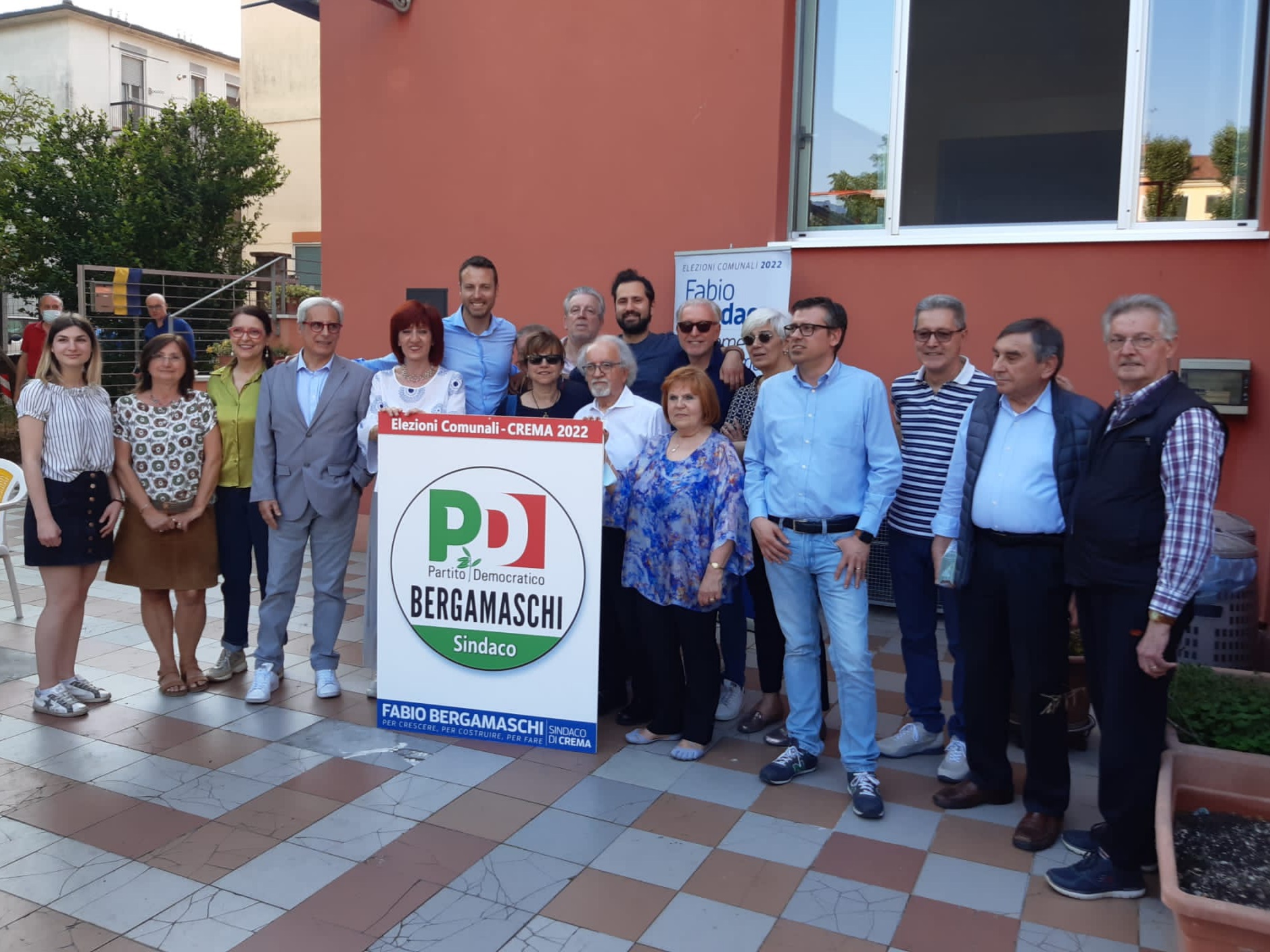 Elezioni comunali: presentata la lista del Partito Democratico a sostegno di Fabio Bergamaschi