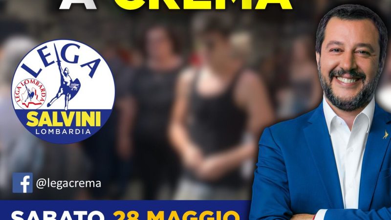 Salvini, Meloni e Conte a Crema per sostenere i candidati alle elezioni amministrative