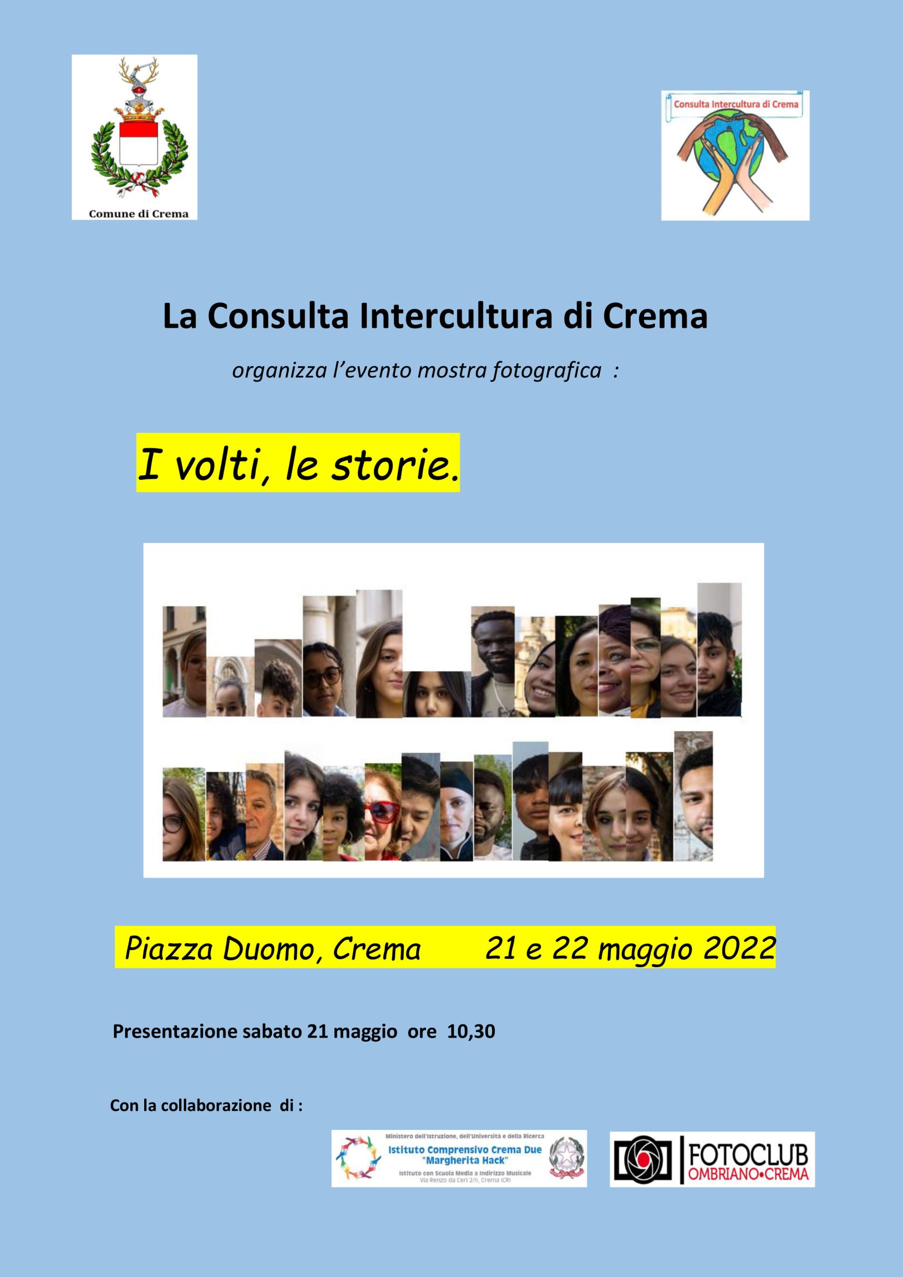 I volti e le storie, la Consulta Intercultura in piazza Duomo nel weekend