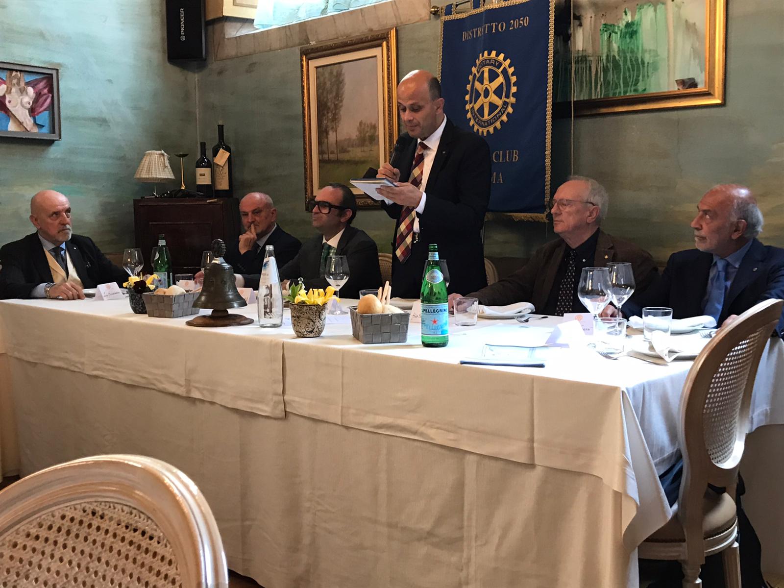 Il Rotary Club Crema ha ospitato Francesco Martelli