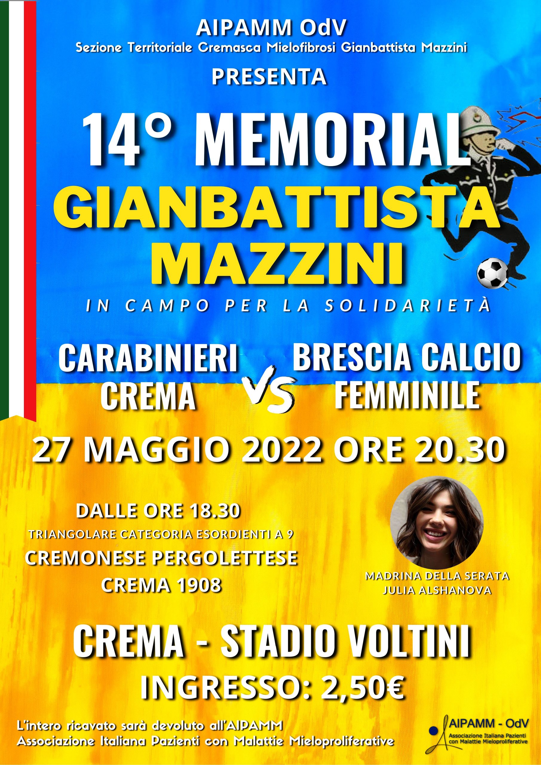 Memorial Mazzini, la presentazione della XIV edizione