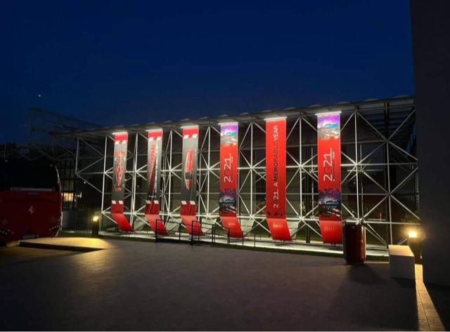 La Tec-Mar, l’azienda di famiglia del presidente del Pergo (e mecenate sportivo) Massimiliano Marinelli ha firmato l’illuminazione del Museo Ferrari…