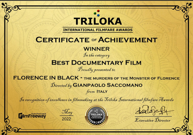 Direttamente da Torino, nell’ambito del Dario Argento Day, il regista Gianpaolo Saccomano presenta il suo nuovo e prestigioso “Premio Triloka”