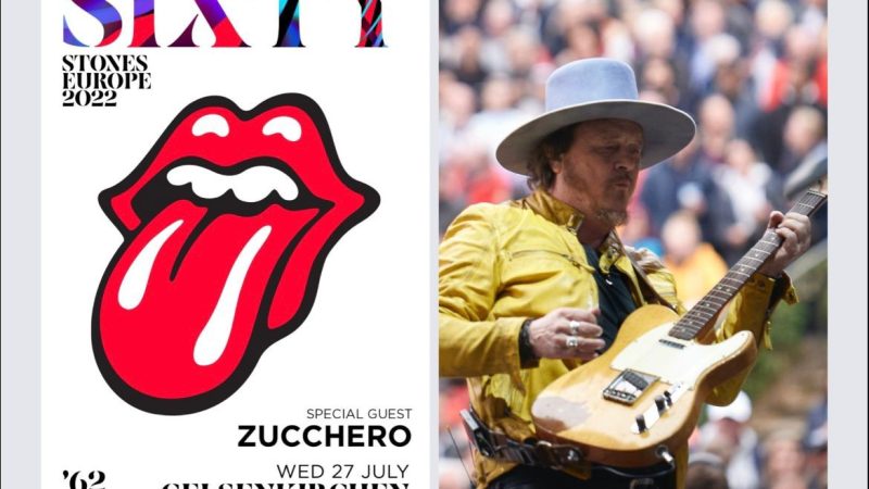 Che accoppiata, Zucchero aprirà il concerto dei Rolling Stones del 27 luglio in Germania