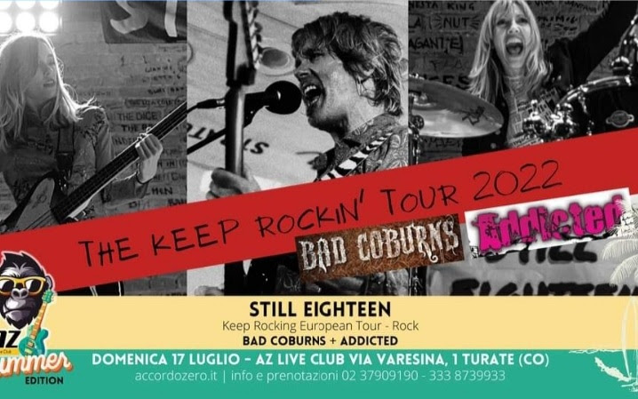 Still Eighteen, la esuberante rock band canadese arriva in Italia con un live all’AZ Live Club