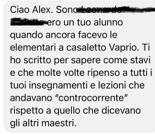 Alex Corlazzoli, Maestro d’Italia: “Ostacolato da chi pensa di essere il capo della scuola, ma amato dai miei ex alunni”
