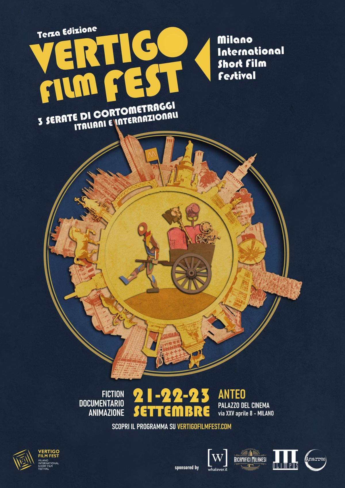 Dal 21 al 23 settembre a Milano il Vertigo Film Fest, il festival dei cortometraggi