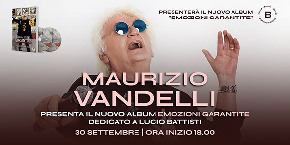 Emozioni garantite, esce oggi 29 settembre il disco libro di Maurizio Vandelli