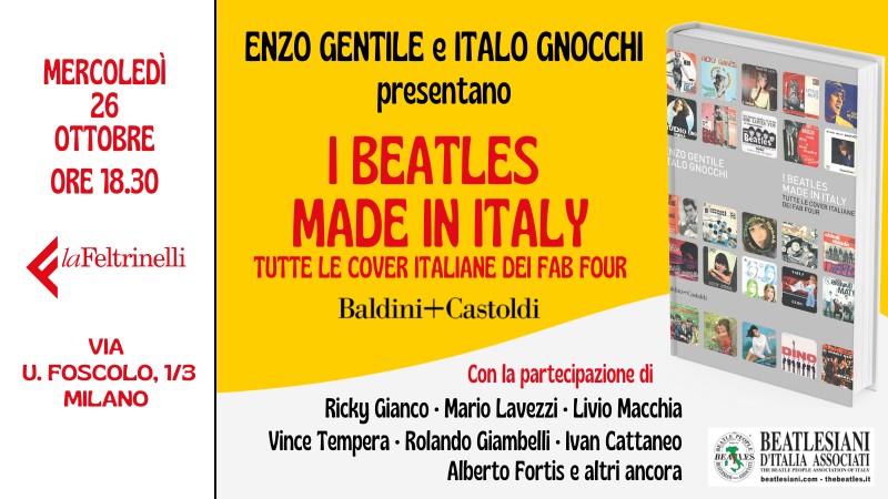 Tutte le covere dei beatles in Italiano in un libro di Enzo Gentile e Italo Gnocchi