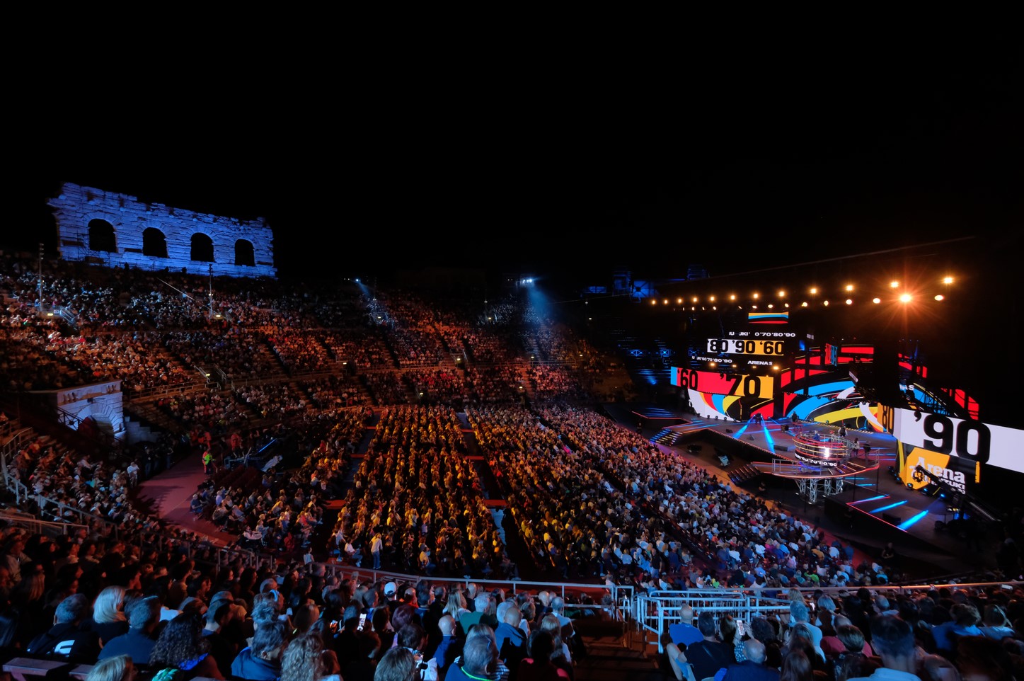 Arena di Verona, una stagione da 620 mila presenze