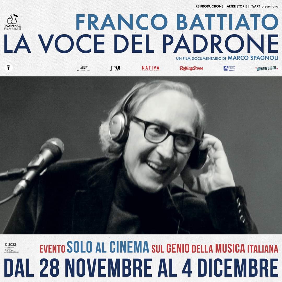 La voce del padrone, documentario su Franco Battiato dal 28 novembre al cinema
