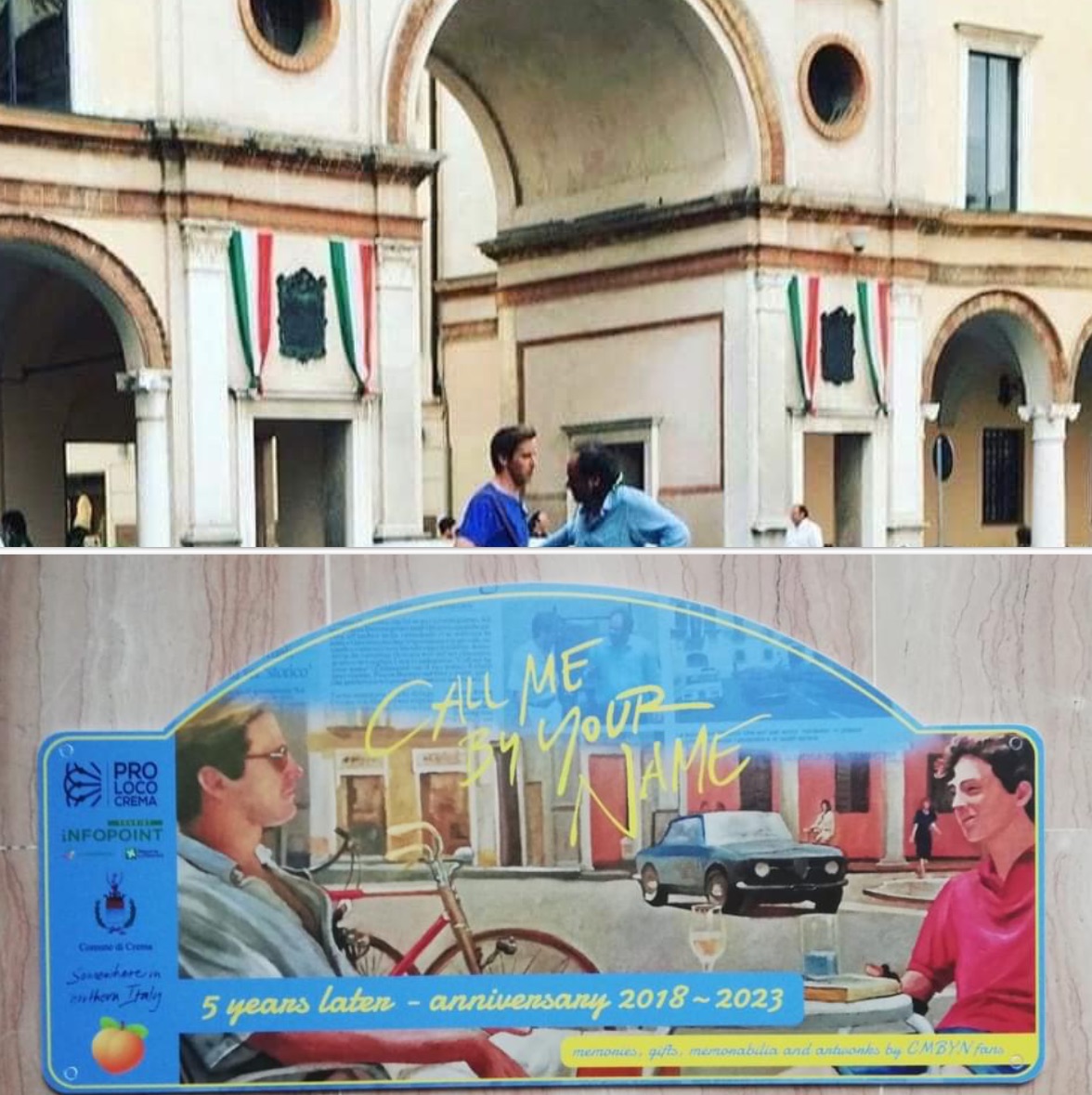 Le due Alfa Romeo di ‘Call me by you name” all’inaugurazione della mostra dedicata al film