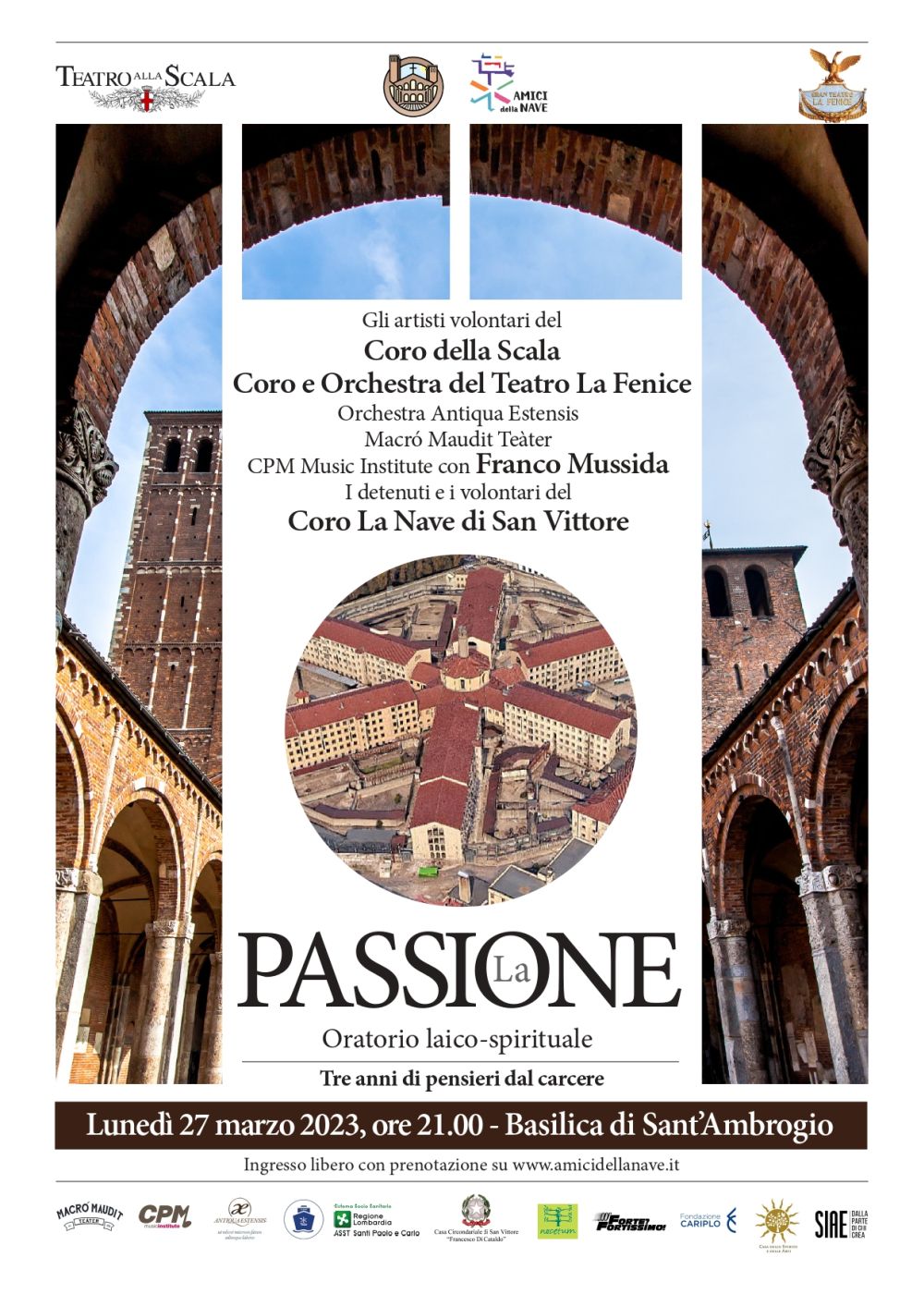 Il 27 marzo nella Basilica di Sant’Ambrogio a Milano Franco Mussida e gli allievi del CPM Music Institute di Milano