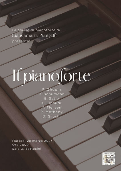 Concerto di pianoforte degli alunni della Professoressa Biancamaria Piantelli