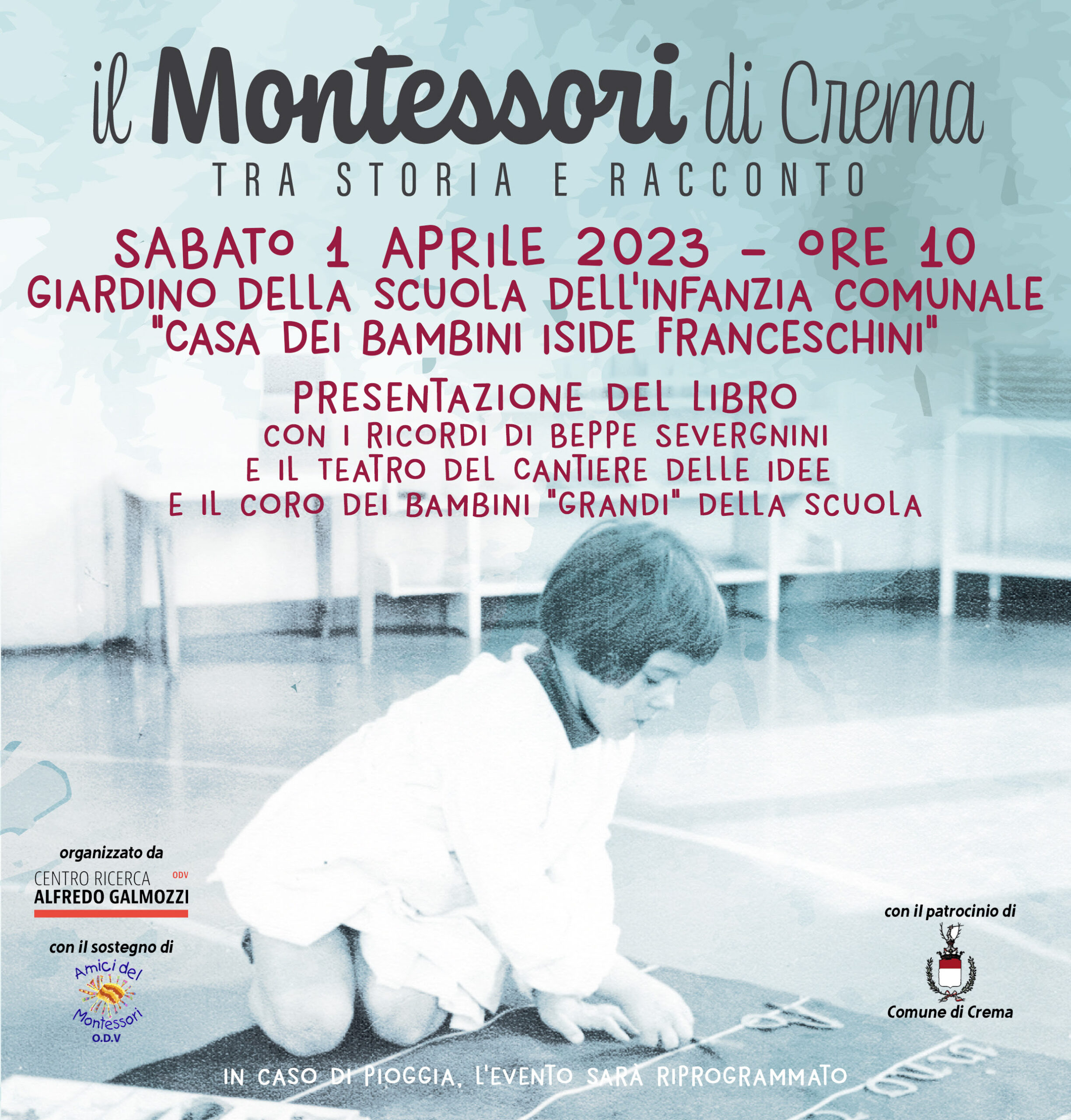 Centro Galmozzi, presentazione del volume Il Montessori di Crema