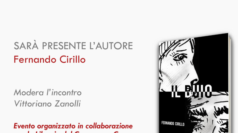 L’A.D.A.F.A. Cremona ospita Fernando Cirillo che presenta il suo nuovo romanzo “Il buio”
