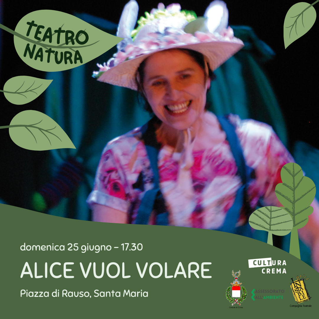 Nuovo format di spettacoli teatrali per bambini e famiglie: Teatro Natura nei quartieri di Crema per 3 domeniche