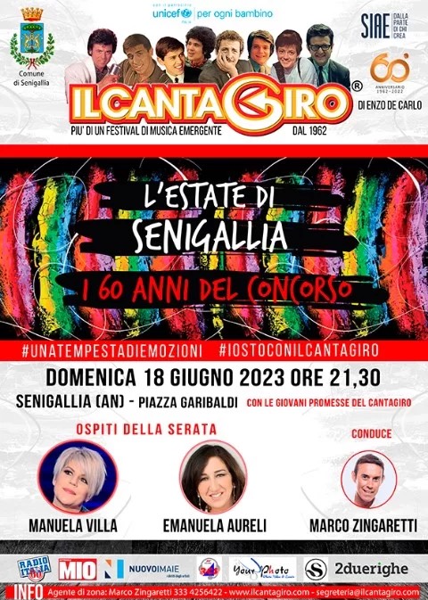Il Cantagiro Tour arriva a Senigallia