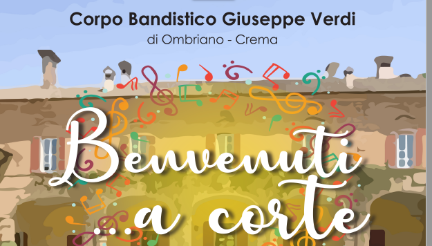 Corpo bandistico G. Verdi, concerto del 10 giugno presso la Villa Benvenuti di Ombriano a Crema