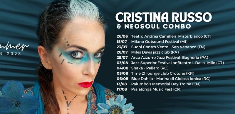 Prosegue il Summer tour “Splendidi” di Cristina Russo & NeoSoul Combo