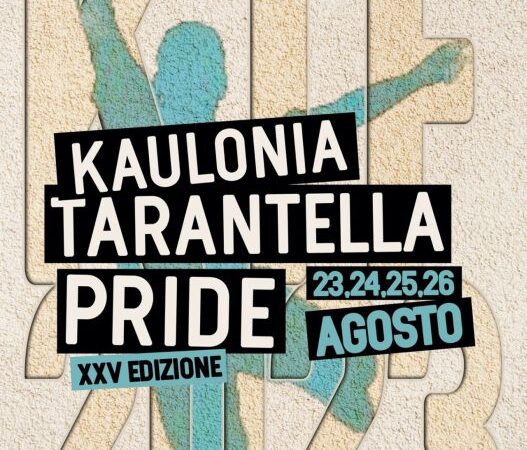 Dal 23 al 26 agosto a Caulonia si terrà la XXV edizione del Kaulonia tarantella festival