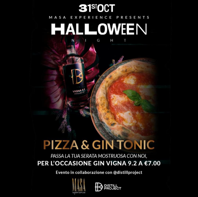 Pizza Gourmet e Gin and Tonic per Halloween? Al Masa Experience di Orzinuovi si può…