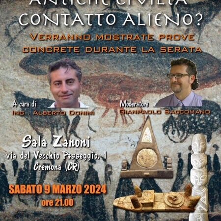 Grandioso a Cremona: riprendono le conferenze e gli incontri del locale Gruppo Ufo