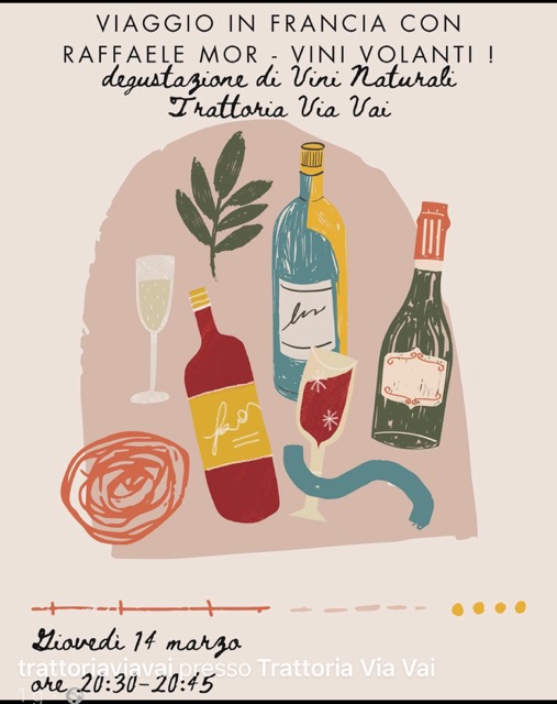 Straordinaria Degustazione coi Vini Volanti al Via Vai di Bolzone, il ristorante di Stefano Fagioli