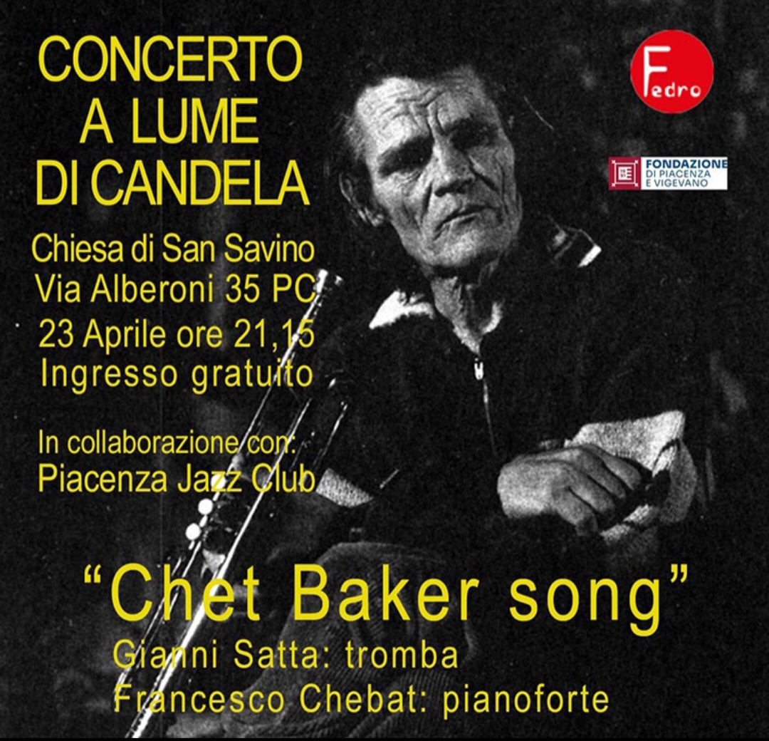 Il duo Satta-Chebat tributa Chet Baker a San Savino di Piacenza
