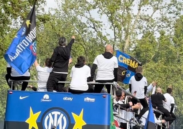 Severgnini, Borghetti, Ferri e il suo club sul Bus: la Crema nerazzurra nello Scudetto dell’Inter